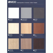 Armoire basse portes coulissantes - MDD - Gris, Avec socle de finition_4