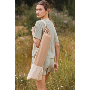 Sac porte-tapis pour Yoga en coton - Réf: KI0753 - Marque Kimood - 220 g/m²_4