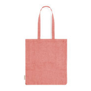 Tote bag en coton recyclé - avec soufflet, anses longues et étiquette distinctive_4