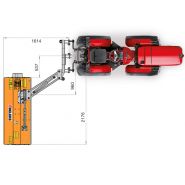 Volpe-165 broyeur d'accôtement - deleks - largeur de travail 1694 mm_4