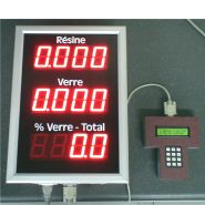 Affichage de cadence spécifique - Hauteur chiffres 6 ou 10 cm - Indicateur lumineux - Cadence max 1000 pièces/h_4