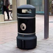 Mini Napolitain - Poubelle Publique Glasdon - 63 litres - verrouillage sans clé_4