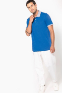 Polo piqué bicolore homme - Réf: K258 - 100% coton - Marque: Kariban_4