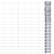 Vidaxl clôture de jardin acier galvanisé 50x1,6 m argenté 149516_4