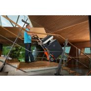 Diable électrique 160 kg pour mobilier de bureau - CARGOMASTER C160 - aluminium, monte escalier avec roues increvables_4