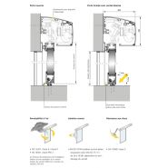 Porte étanche certifiée EN 12207 pour zones hygiéniques