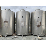 Cuve inox 95hl d'occasion - Atelier Fd MAS - fond plat, Ø2000, hauteur 3500, porte rectangle_4