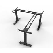 Piètement motorisé pour bureau assis debout avec hauteur réglable 65 à 130 cm - 3 moteurs - charge 150 kg - CORNERDESK_4