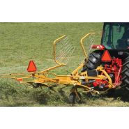 Faneuse TE250 Vermeer - Largeur de fanage 7,6 m - Dents doubles en crochet et système hydraulique_4