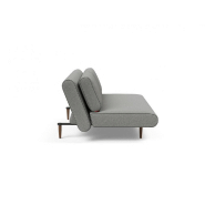 Innovation Living Canapé lit design Unfurl Lounger convertible 200x140 cm - Tissu bouclé Ash Grey - Style années 50-60_4