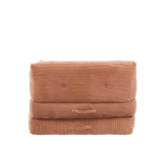 Fauteuil convertible Charlene rose - coton, velours côtelé et mousse - design scandinave_4