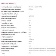 Filtration des condensats avec charbon actif et efficacité élevée Sepremium 30