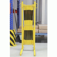 Barrière extensible jaune et noir 3,60 m ou 4,00 m_4