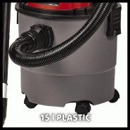 Aspirateur eaux et poussières sans fil TC-VC 18/15 Li S - 80 mbar - sans batterie_4