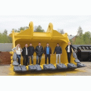 Godet rétro pour pelle komatsu pc5500_5