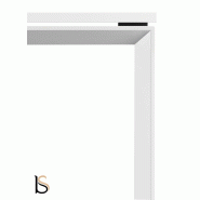 Bureau bench 4 personnes Star - Mobel Linea. - Blanc 9010, Acacia clair, 280_4