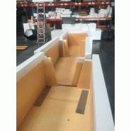 Jardinière / bac rectangle en résine, sur mesure ultra®