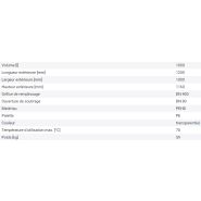 266182W - Cuve Recobulk IBC 1000L - Palette PE - Ouverture DN 400 - Sortie DN 80_4