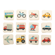 Jeu de mémoire personnalisé - 24 tuiles en carton thématique - Boîte en papier imprimée_4