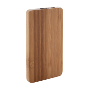 Power bank en bambou - batterie 4000 mAh avec câble micro USB - couleur naturelle_4