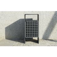 Arqui - poubelle publique - Larus - 35L - Acier, Fonte, Béton_4