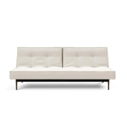 Canapé convertible Innovation Living Splitback Eik 115x200 cm - Chêne fumé - Tissu bouclé Off White_4