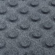 Vidaxl carreaux de protection antichoc 12pcs caoutchouc 50x50x3cm gris 3096596_4