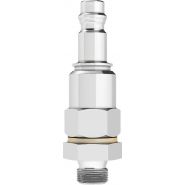 Série 345 - Coupleur CEJN - Laiton/Nickelé à double obturation pour applications air respirable_4