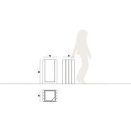 Poubelle publique - Vega - Komserwis - 70 L - Référence 003359_4