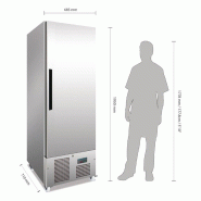 Armoire réfrigérée négative 1 porte 440L Série G G591 Polar_4