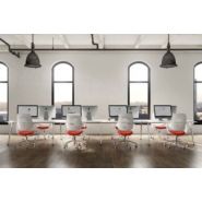 Coza - Fauteuil de bureau design par Martin Ballendat - Boss Design - blanc pur_4