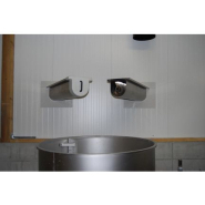Silo d'élevage à cône axial de 60° pour l'alimentation des veaux  Capacité 20m3, 26m3 ou 30m3 - Poudre de lait_4