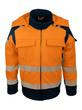 Parka haute-visibilité Paloma - Bicolore bleu marine/orange avec bandes rétro-réfléchissantes - Polyester Oxford 300D et doublure polyester_4
