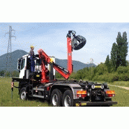 Grue auxiliaire Fassi F165AZ - 15,7 tm de capacité de levage - bras hydraulique jusqu'à 8,25 m_4