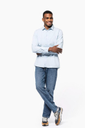 Chemise écoresponsable délavée en coton twill pour homme - Kariban - Réf: KNS500_4