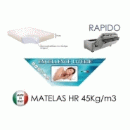 Canapé d'angle scandinave - 140 cm - Matelas 16 cm - Système express - Sommier lattes Renatonisi - Tweed jaune melon_4