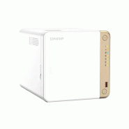 QNAP TS-462-4G serveur de stockage NAS Tower Intel® Celeron® N4505 4 Go DDR4 0 To QNAP QTS Blanc_4