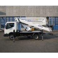 Plate-forme en aluminium avec rotation de 90° droite et gauche