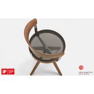 G 125 - chaise de bureau pivotante en bois - Girsberger France - design Mathias Seiler_4