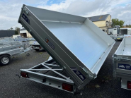 Remorque Tri-benne SARIS HEAVY DUTY - 406 x 204 cm - PTAC : 3500 kg - 2 Essieux - Freinée - Pompe Electrique - Référence D2413_4