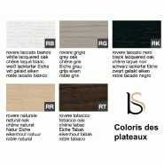 Table de réunion Rail en bois- Bralco. - Oui, 240, Chêne gris_4