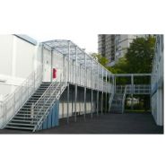 Escaliers droits à géométrie variable - Bombrun - en acier galvanisé conformes normes NF E85-015_4