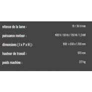 Tronçonneuse industrielle à fraise-scie pour usage manuel et professionnel