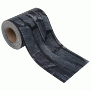 Vidaxl écran d'intimité de jardin pvc 35x0,19m gris d'aspect de pierre 147864_4