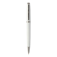 Parure stylo métal - stylo roller et stylo bille en aluminium recyclé - boîte cadeau en papier noir_4