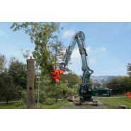 Grappin coupeur forestier Woodcracker CS - diamètre de coupe 580 à 750 mm - ouverture 1430 à 1600 mm - acier Hardox ultra-robuste_4