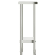 Vidaxl table de travail de cuisine 55x30x85 cm acier inoxydable 376450_4