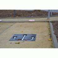 Arceau de parking haute résistance à sceller - Différentes avec serrure PASS incluse et clé PASS à commander en plus_4