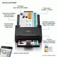 Epson WorkForce ES-500WII Alimentation papier de scanner 600 x 600 DPI A4 Noir_4