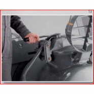 Transporteur de chape avec centrale de graissage automatique